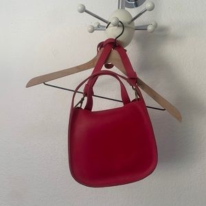 Madewell the Sydney crossbody bag rosy hibiscus